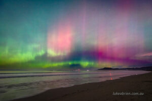 G5 (KP9) class aurora display in Tasmania, May 11 2024