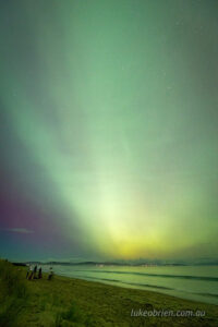 G5 (KP9) class aurora display in Tasmania, May 11 2024