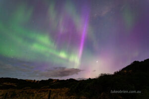 aurora australis tasmania october 11 2024