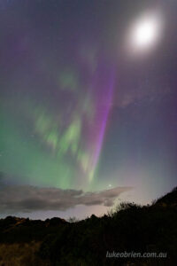 aurora australis tasmania october 11 2024